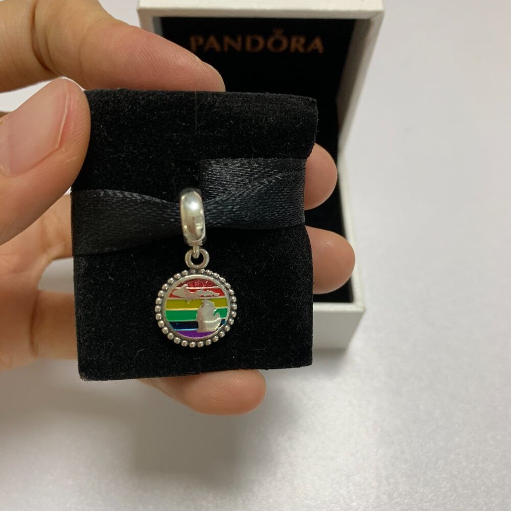 Michigan Genuine PANDORA Silver dangle Charm